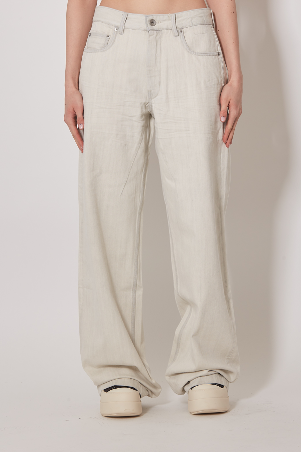 Pantaloni in Denim Geth Jeans - Milk Wash