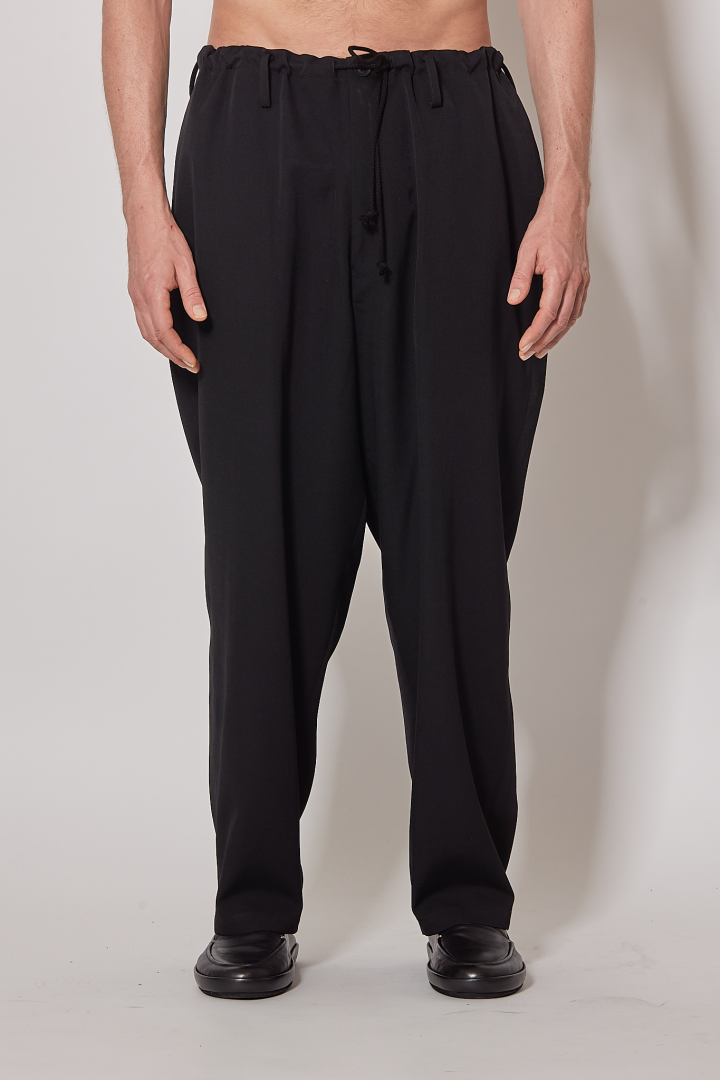 New Standard String Pants - Black