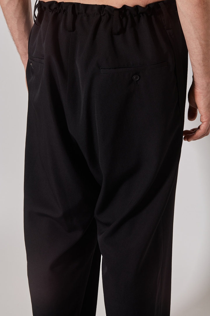 New Standard String Pants - Black
