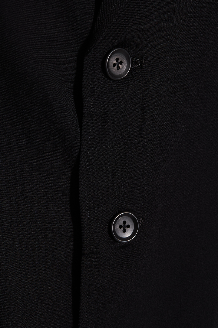 Guesseted Collar J - Black