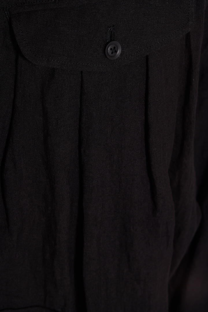 Adjustable Hem Pants - Black