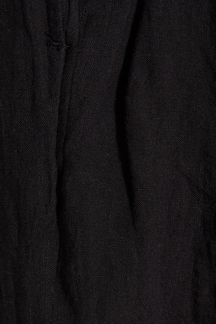 Adjustable Hem Pants - Black