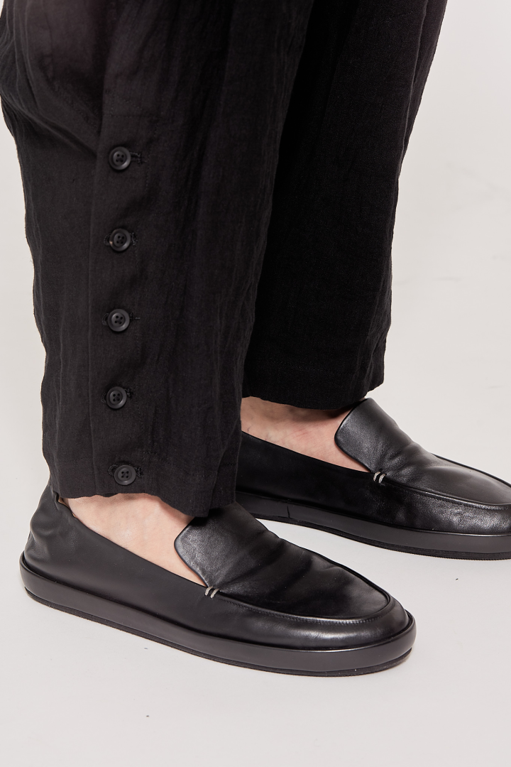 Adjustable Hem Pants - Black