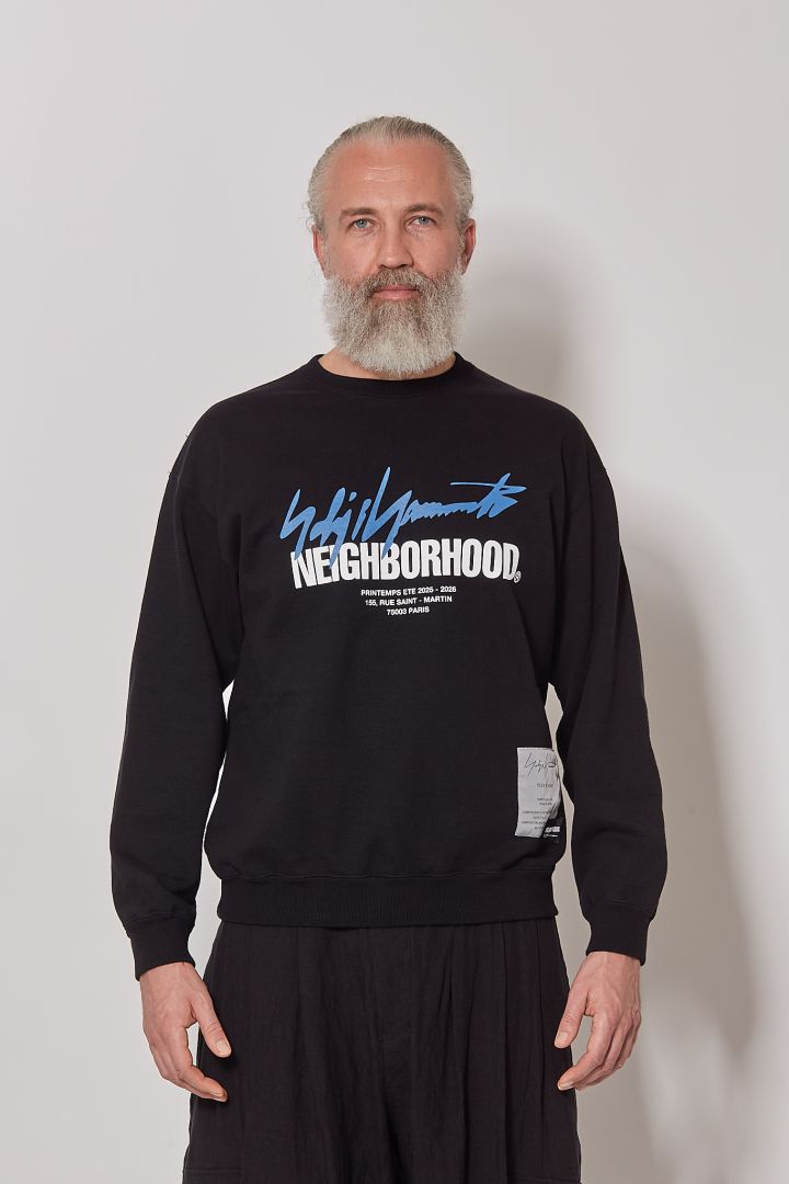 Sweat	Shirt LS - Black