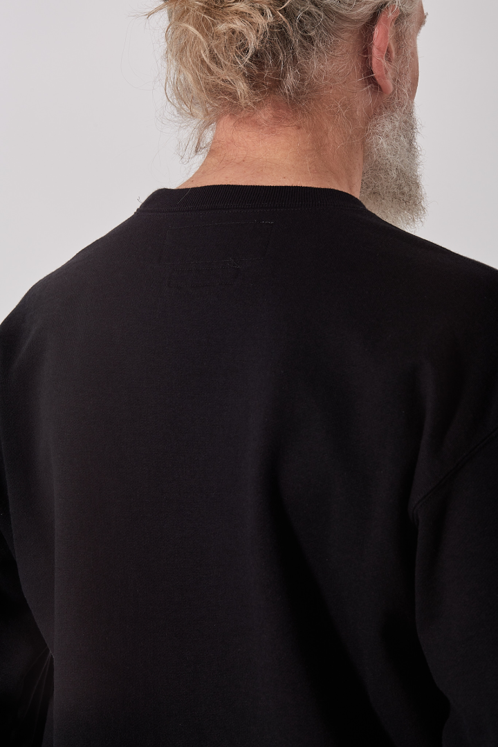 Sweat	Shirt LS - Black