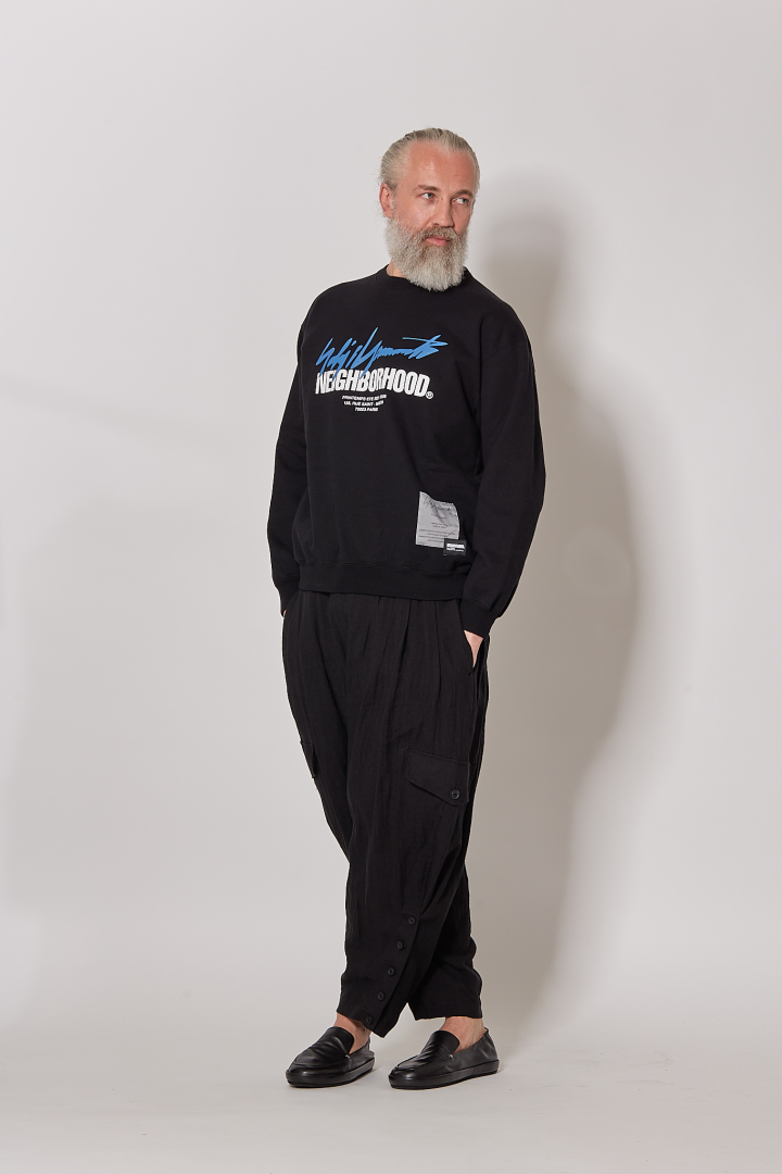 Sweat	Shirt LS - Black