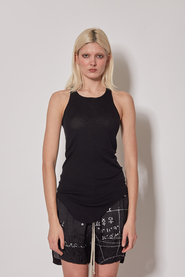 Top Basic Rib Tank - Black