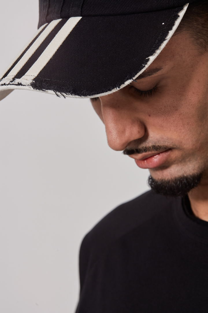 Y-3 Stripes Cap - Black