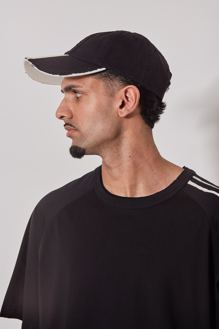 Y-3 Stripes Cap - Black
