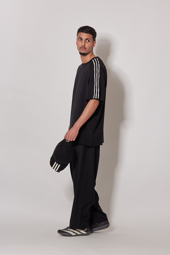 Y-3 Stripes Cap - Black