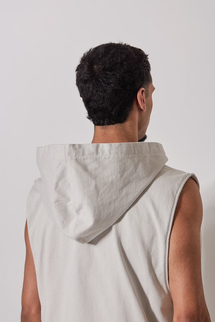 Top Hooded Tunic - Milk Wash