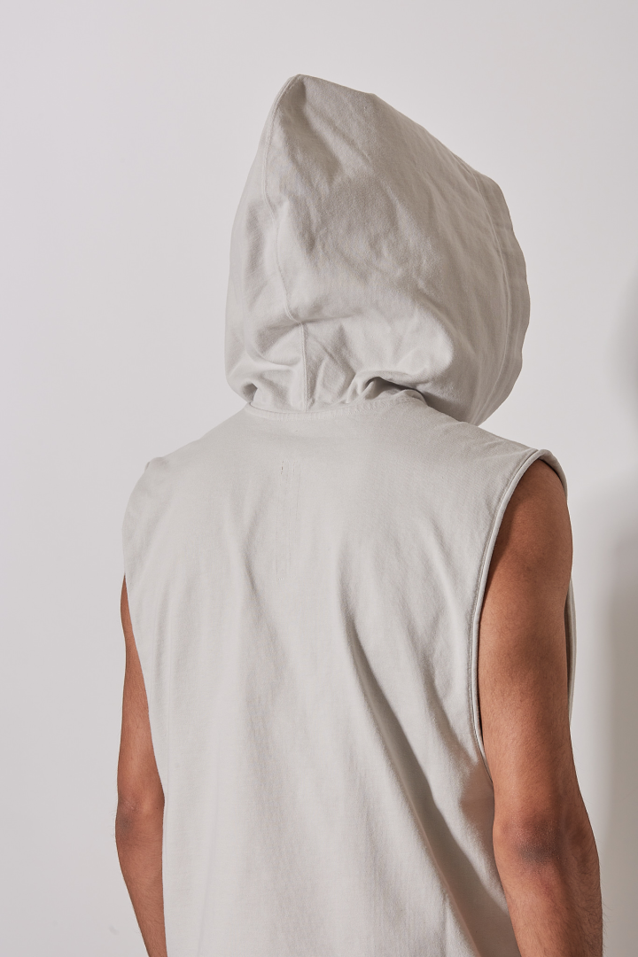 Top Hooded Tunic - Milk Wash