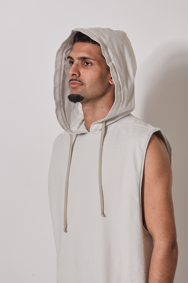 Top Hooded Tunic - Milk Wash