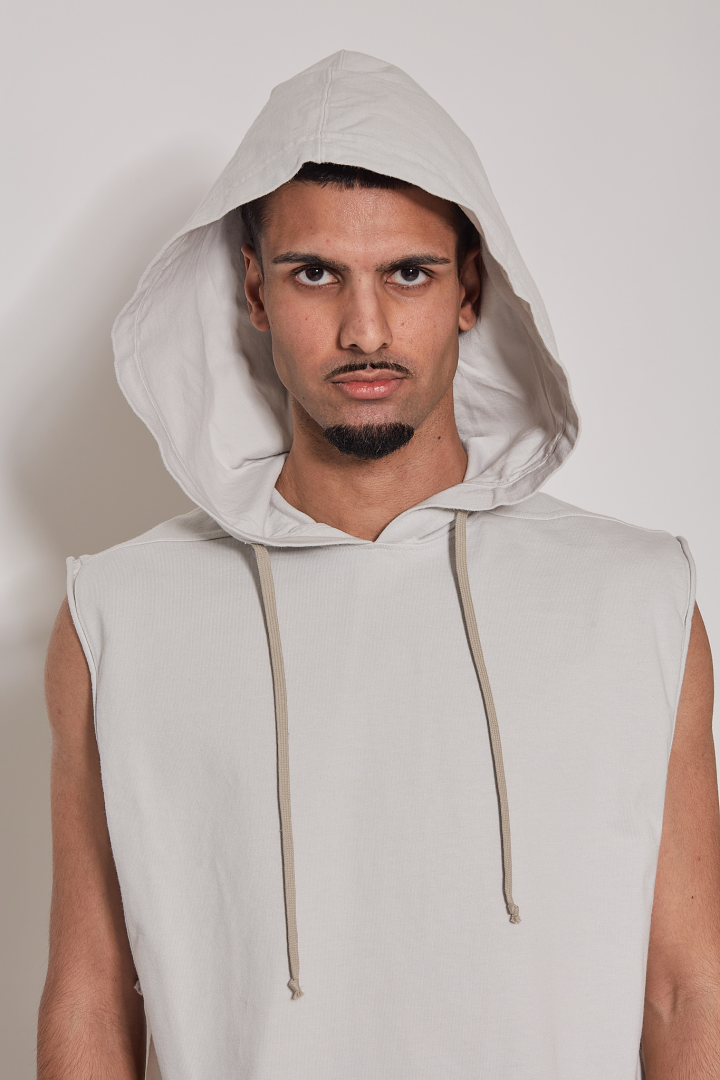 Top Hooded Tunic - Milk Wash
