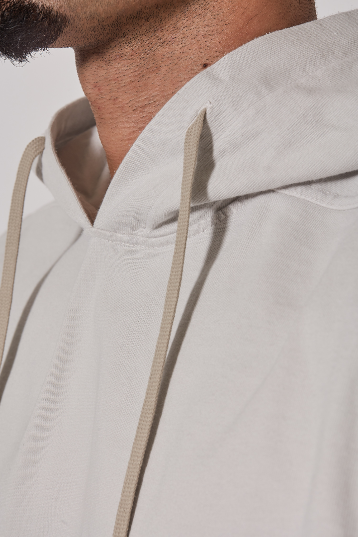 Top Hooded Tunic - Milk Wash