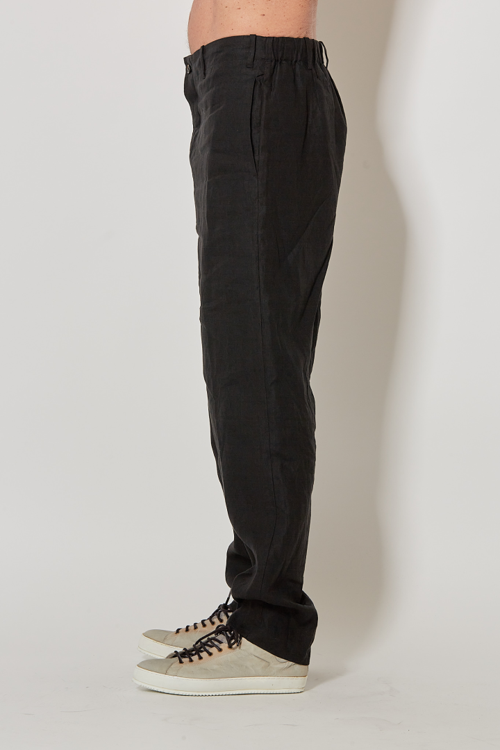 Slim Pullon Pants - Black