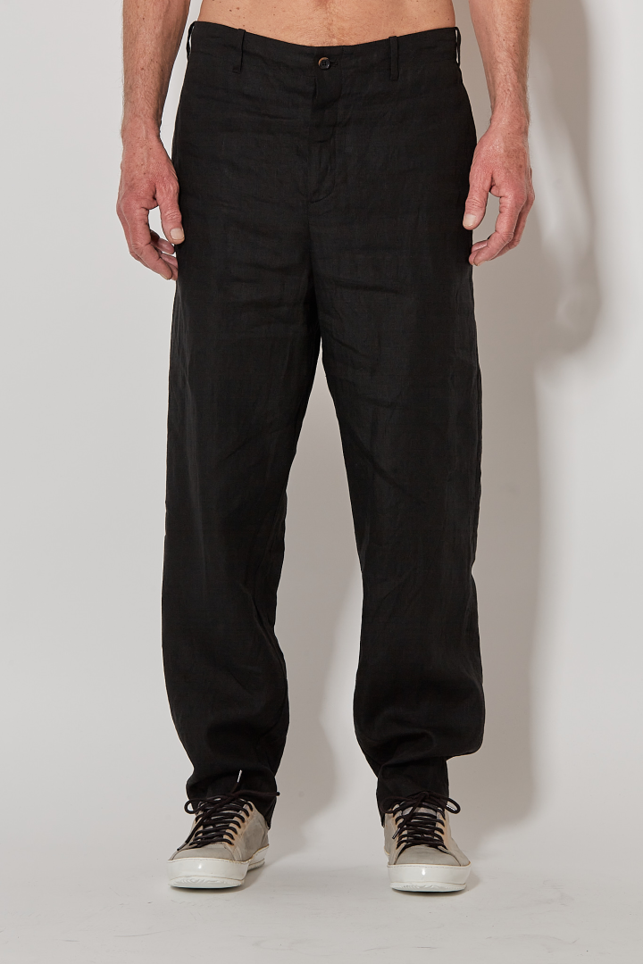 Slim Pullon Pants - Black