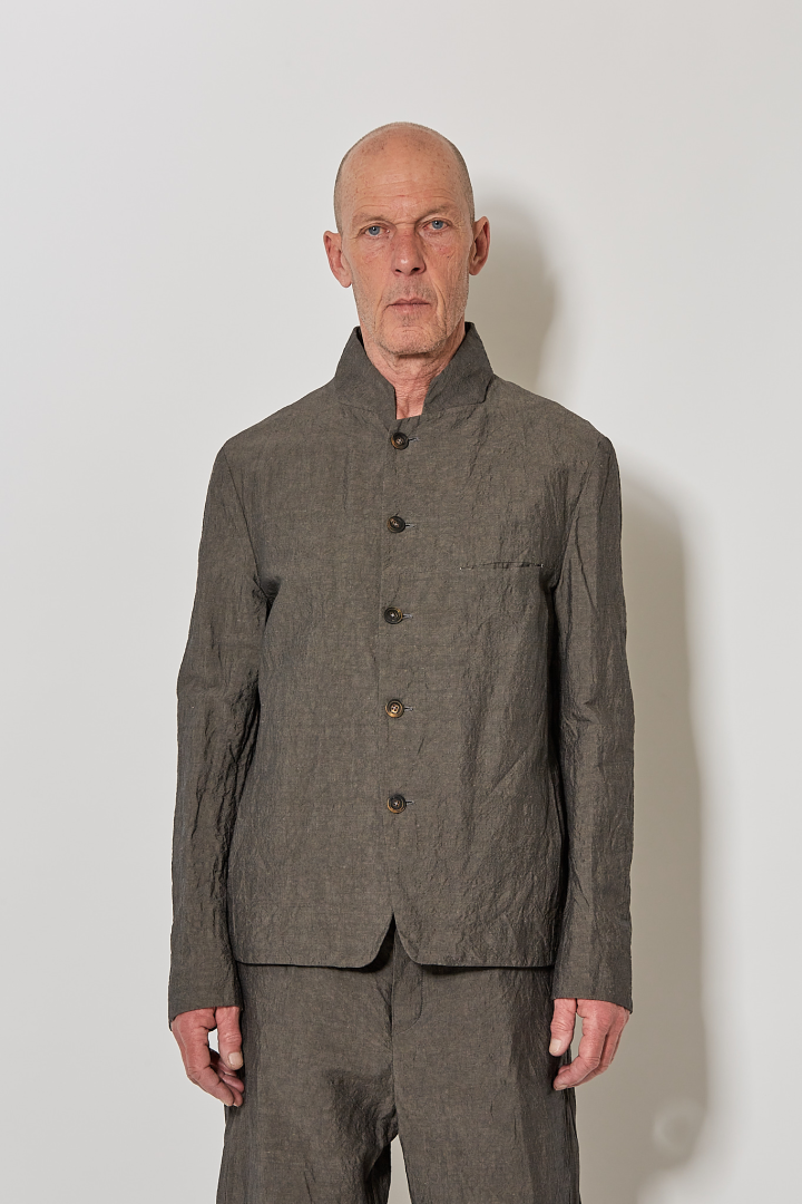 Cropped 5B Jacket - Grey