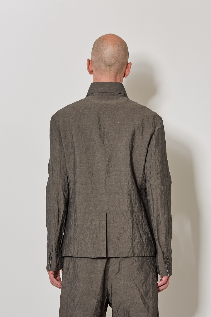 Cropped 5B Jacket - Grey