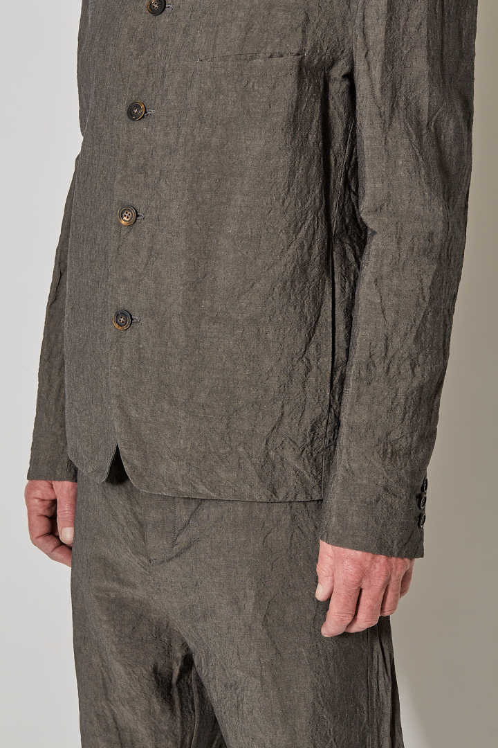 Cropped 5B Jacket - Grey