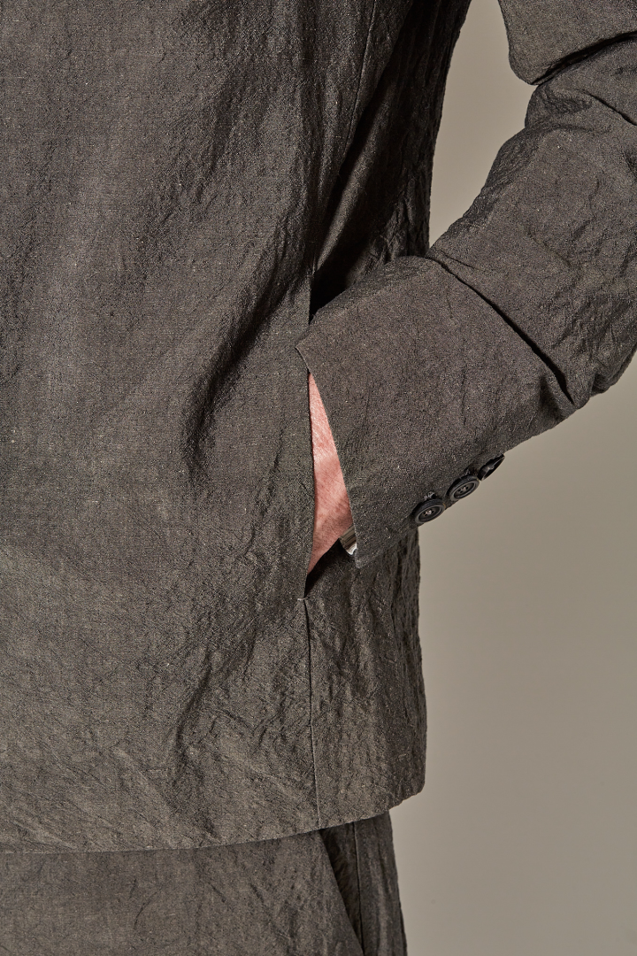 Cropped 5B Jacket - Grey