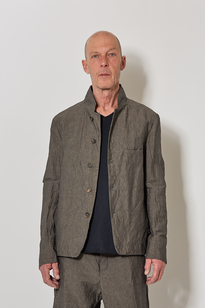 Cropped 5B Jacket - Grey