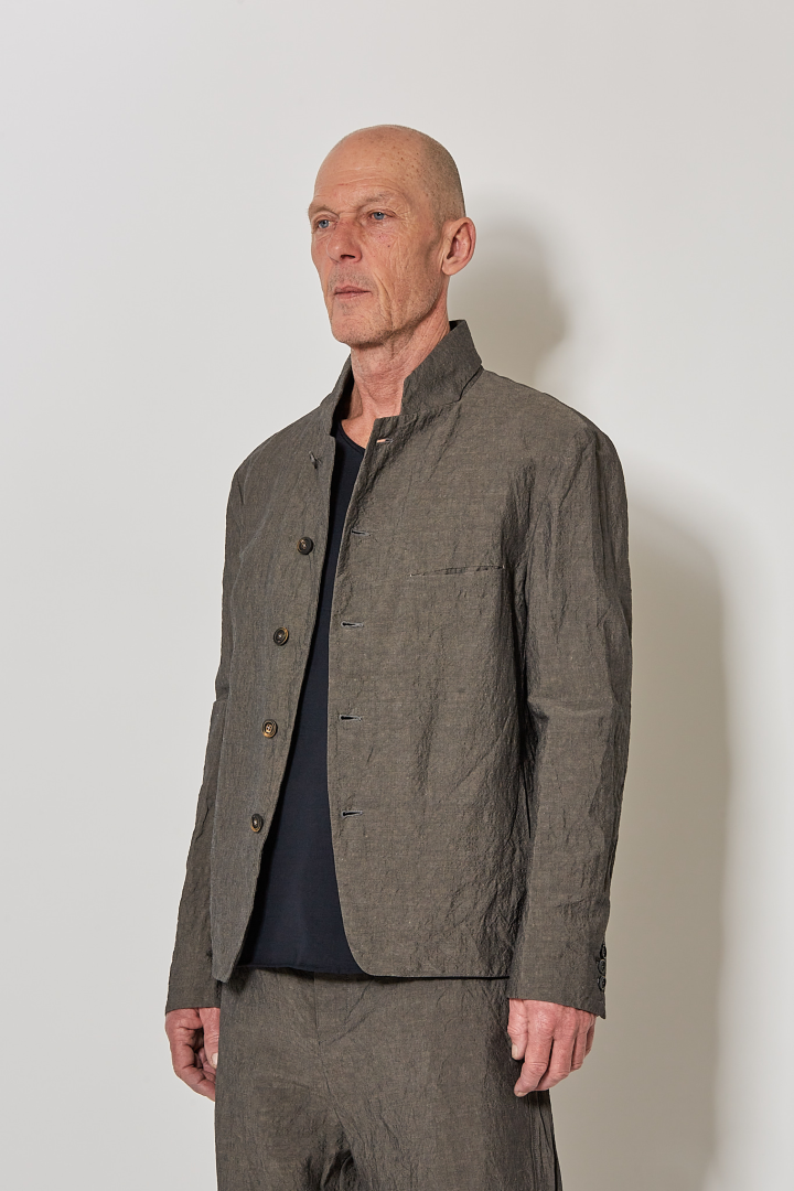 Cropped 5B Jacket - Grey