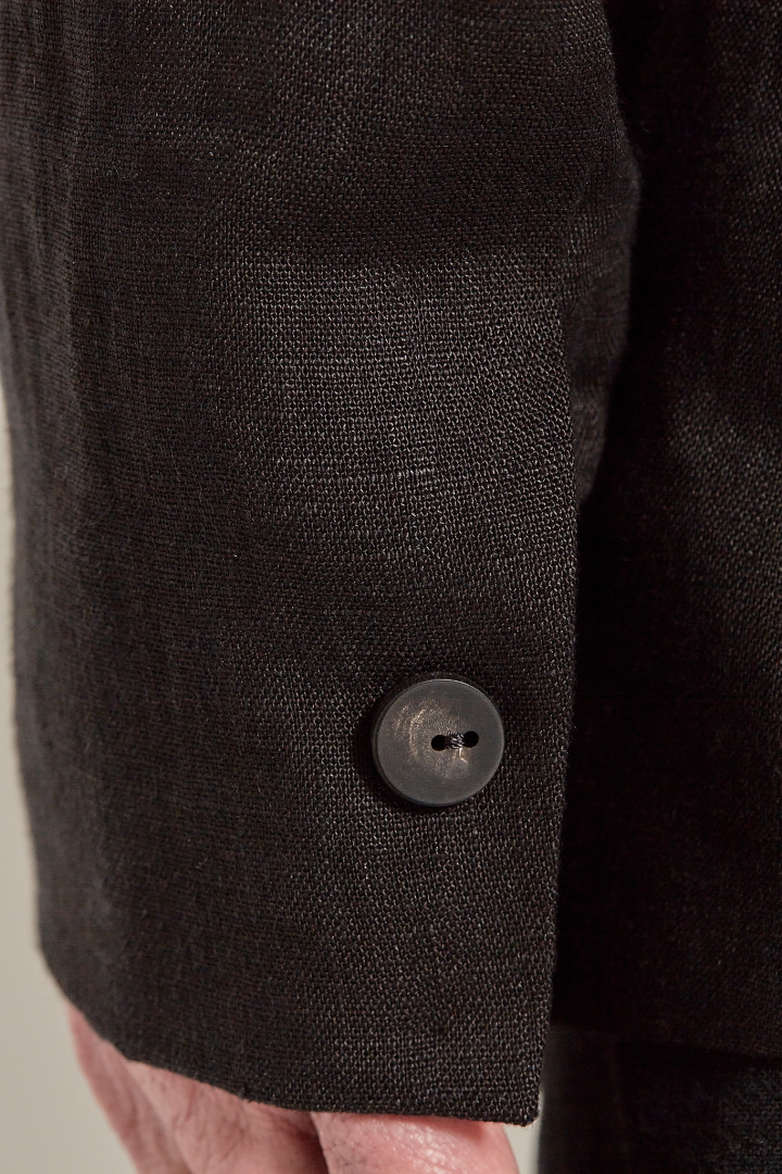 Xy Axis Cut Casual Jacket - Black Brown