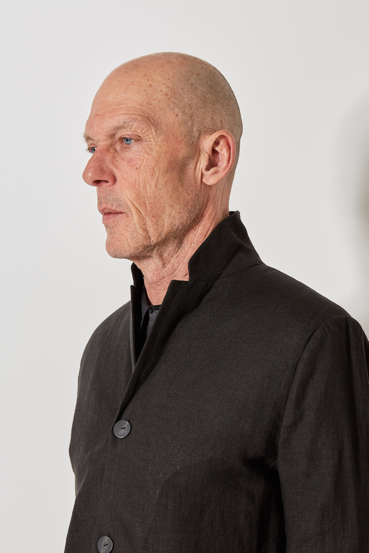 Xy Axis Cut Casual Jacket - Black Brown