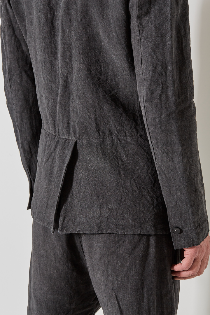 X Axis Cut Classic Jacket - Dark Grey