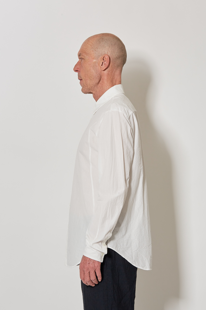 Slim Sutured Shirt - White