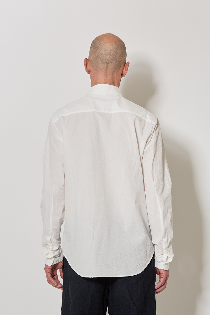 Slim Sutured Shirt - White
