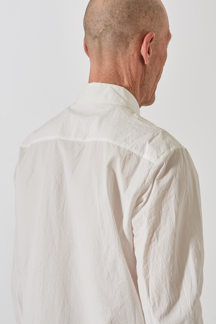 Slim Sutured Shirt - White