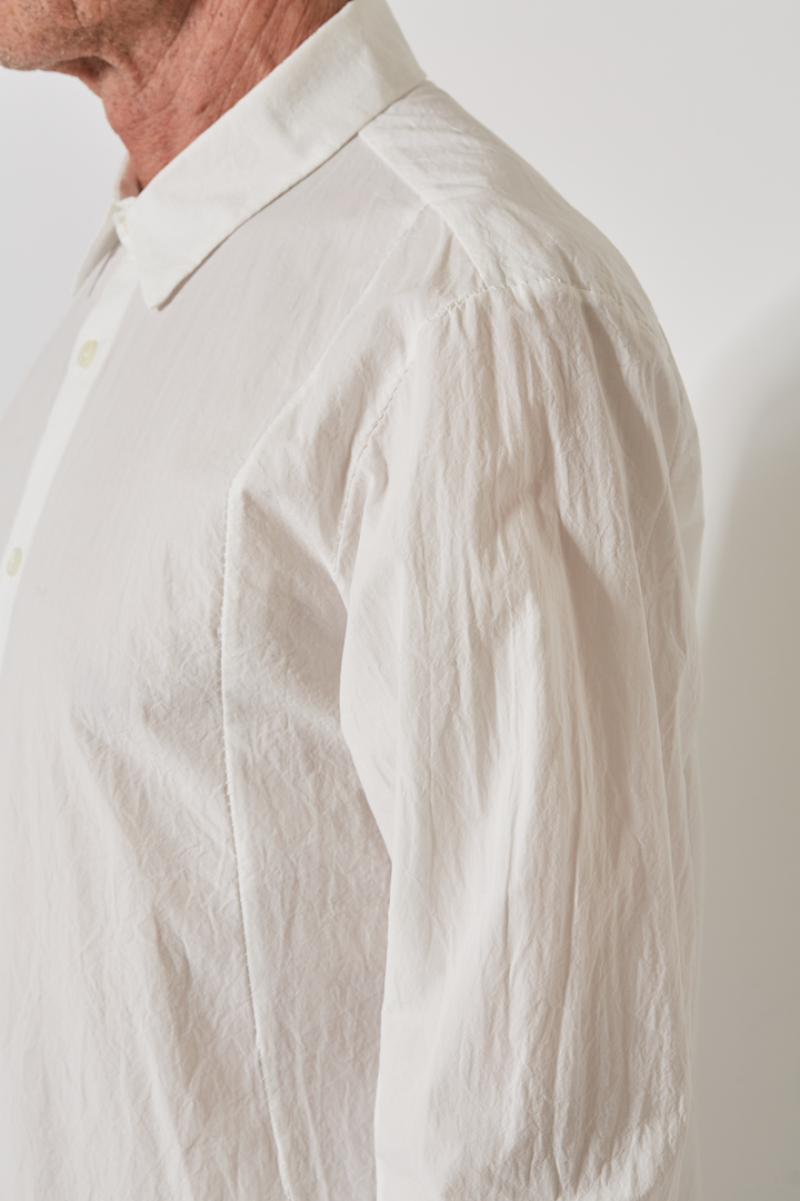 Slim Sutured Shirt - White