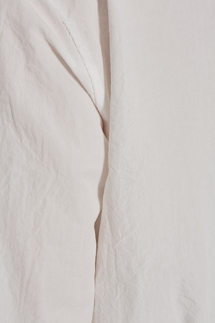 Slim Sutured Shirt - White