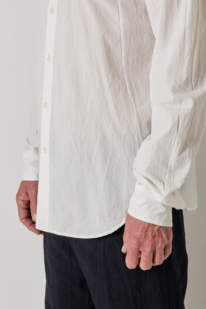 Slim Sutured Shirt - White