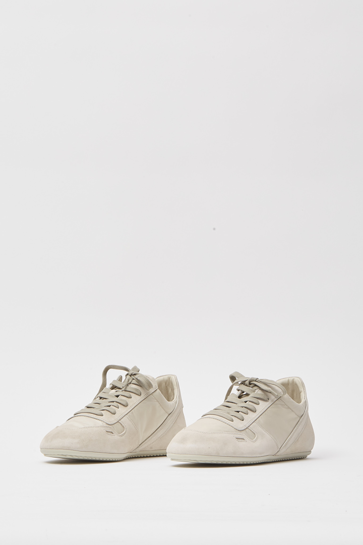 Woven and Leather Shoes Minimal Sneaks - Milk/Milk/Milk
