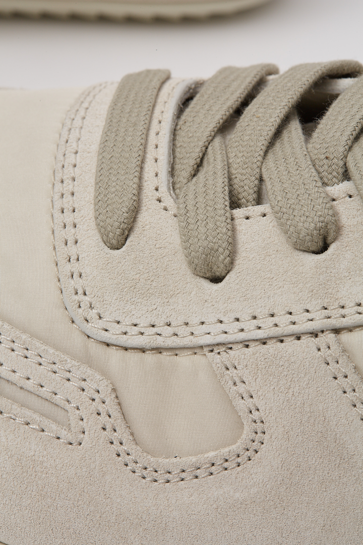 Woven and Leather Shoes Minimal Sneaks - Milk/Milk/Milk
