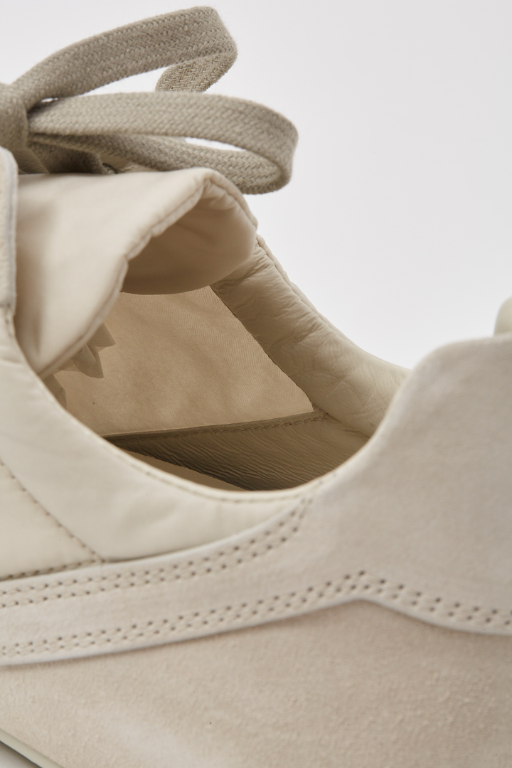 Woven and Leather Shoes Minimal Sneaks - Milk/Milk/Milk