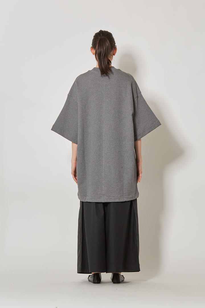 Sweatshirt T-Shirt Like Style S/SL C/N - Grey Melang