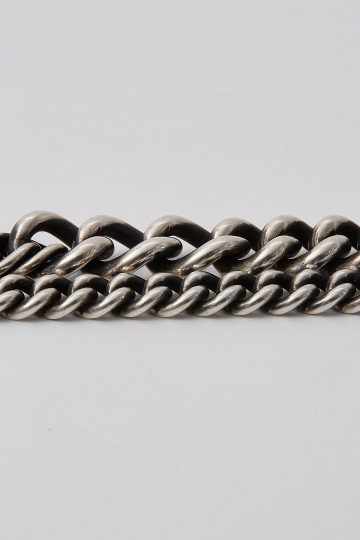 Bracelet Two Chains - Silver