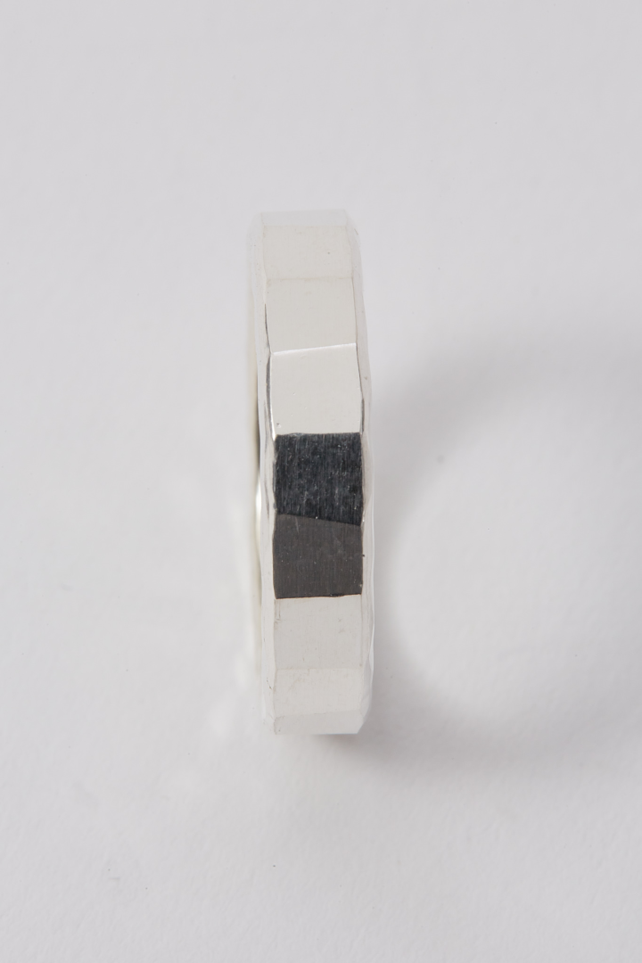 4 Ring Combi Cross - Silver