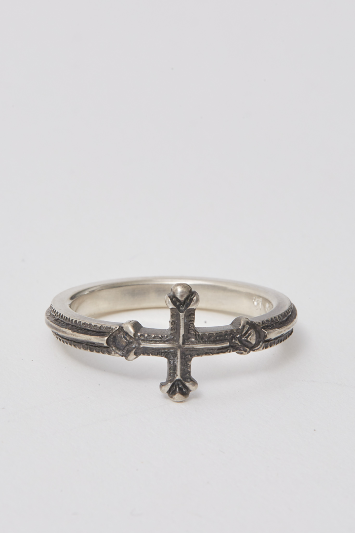 4 Ring Combi Cross - Silver