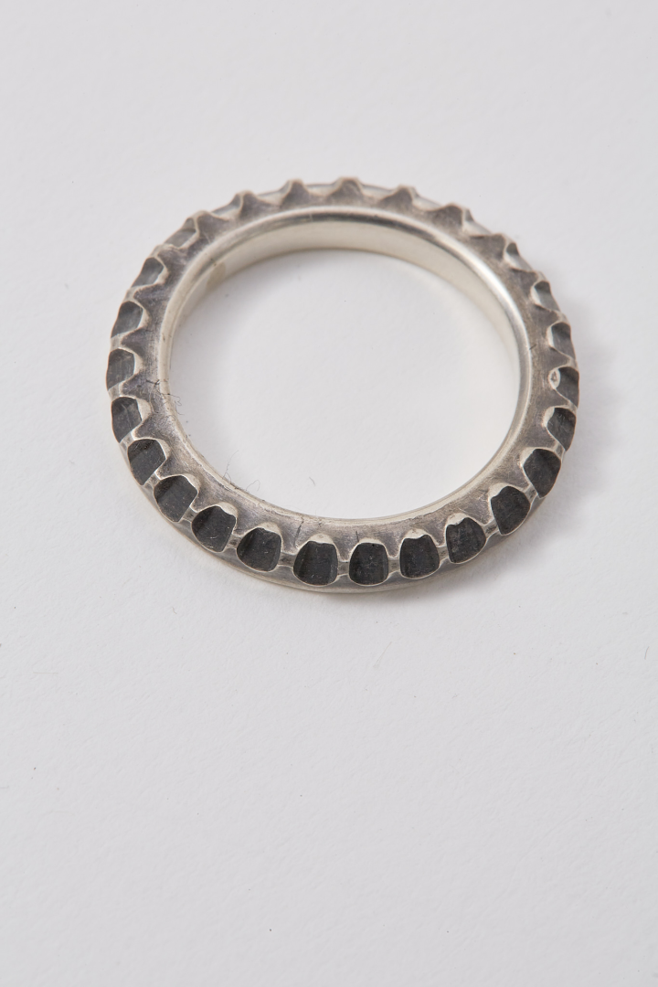 4 Ring Combi Cross - Silver