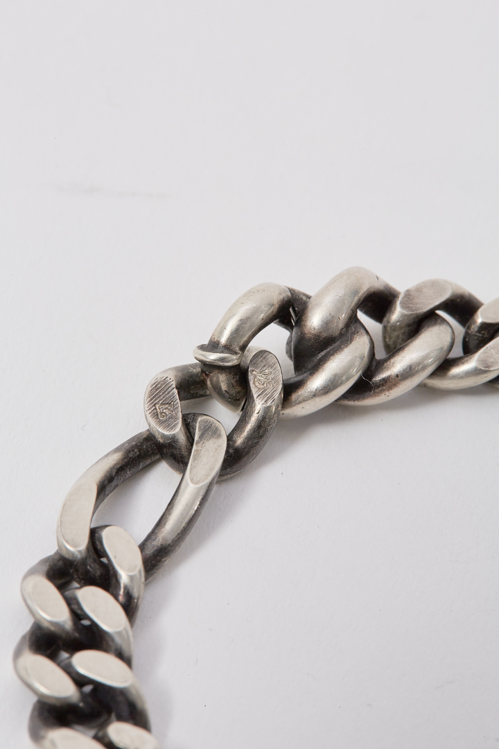 Bracelet Long Link Flat - Silver