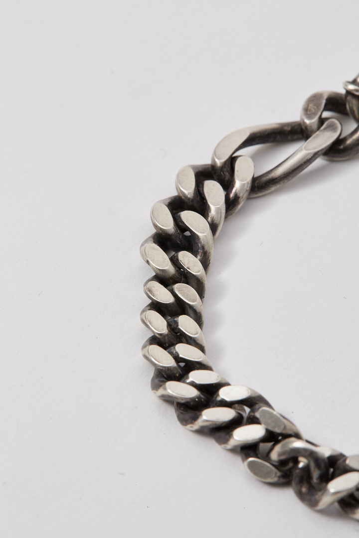Bracelet Long Link Flat - Silver