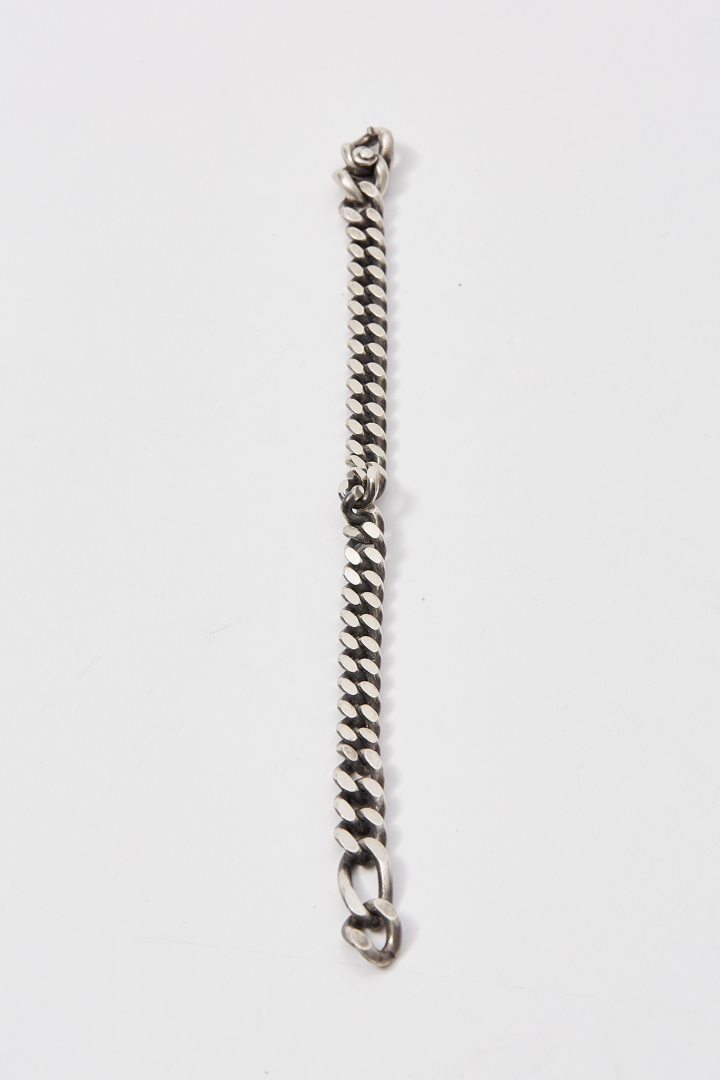 Bracelet Long Link Flat - Silver