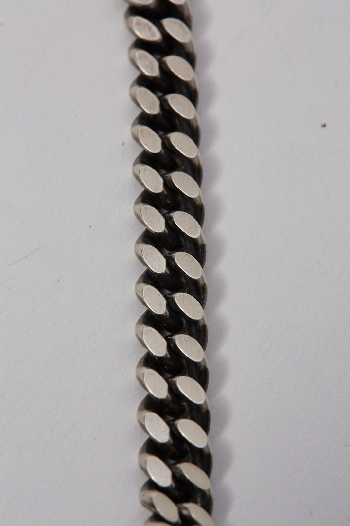 Bracelet Long Link Flat - Silver