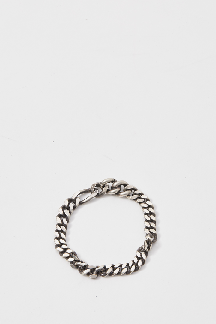 Bracelet Long Link Flat - Silver