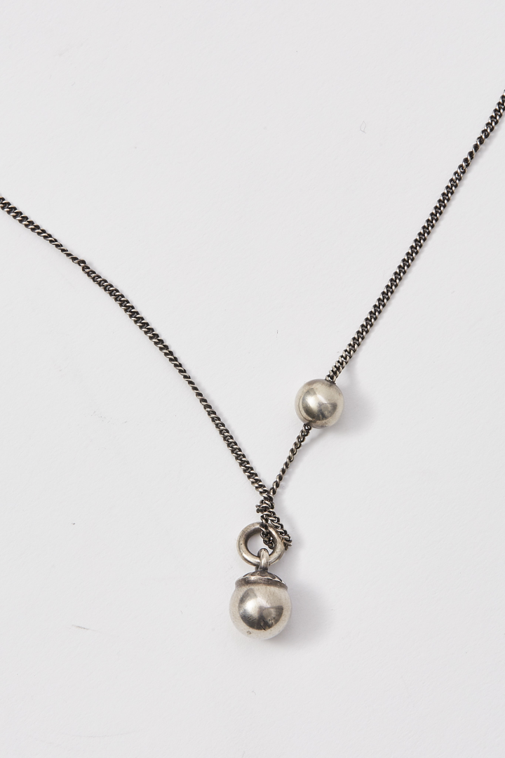 Fine Chain Pearl - Silver